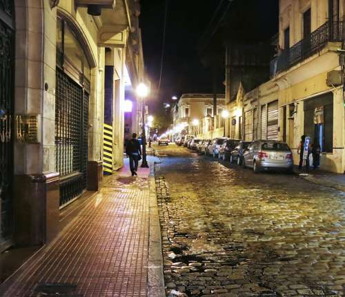 Urban Argentina Night Vision Street San Telmo