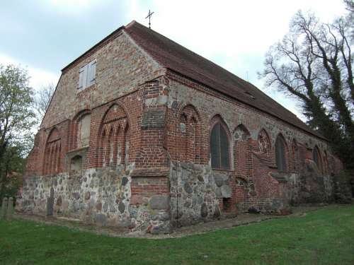 Usedom Church Village Old Architecture