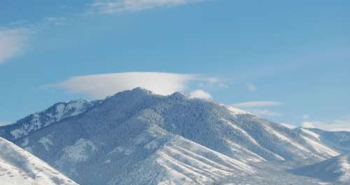 Utah Mountains Tooele Winter Snow
