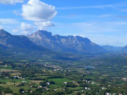 Valley Of Champsaur Landscape Hautes Alpes Nature