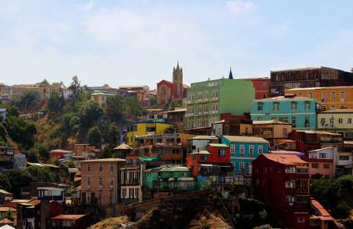 Valparaiso Architecture South America Landscape