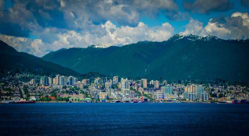 Vancouver Canada British Columbia Water Buildings