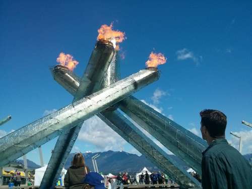 Vancouver Canada Olympics Olympic Torch Cauldron