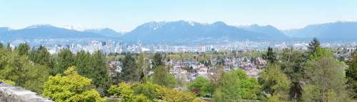Vancouver City Skyline Cityscape