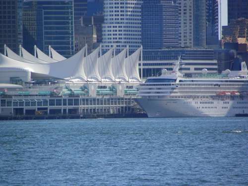 Vancouver Waterfront Downtown Cruise Ship