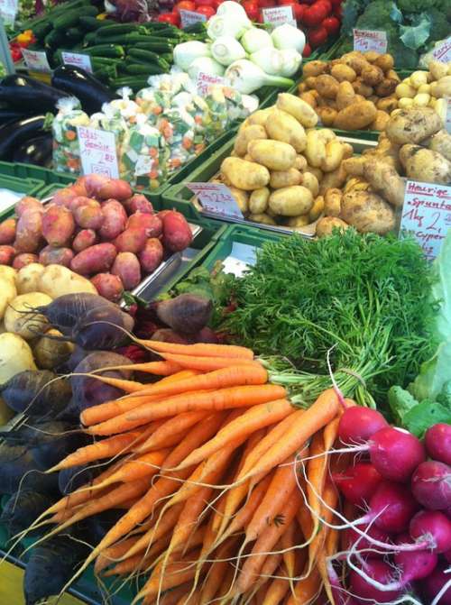 Vegetables Market Eat Food