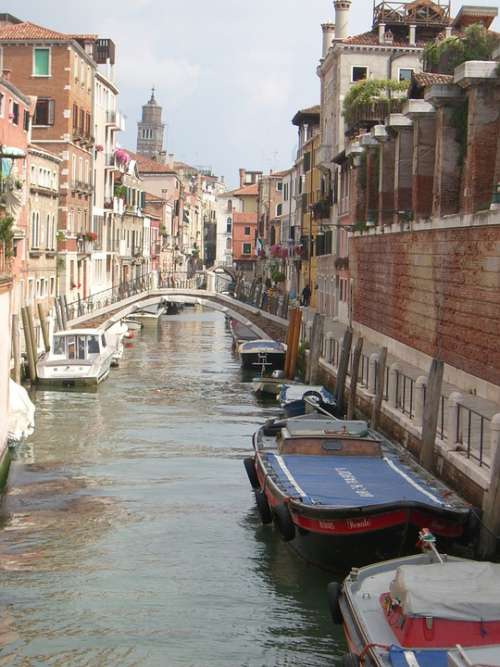 Venice Spring Channel Ship