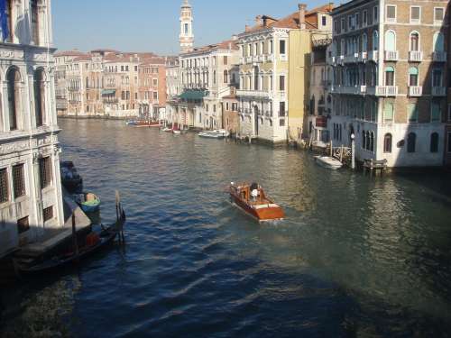 Venice Channel Gondolas