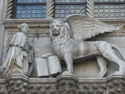 Venice Italy Lion Statue