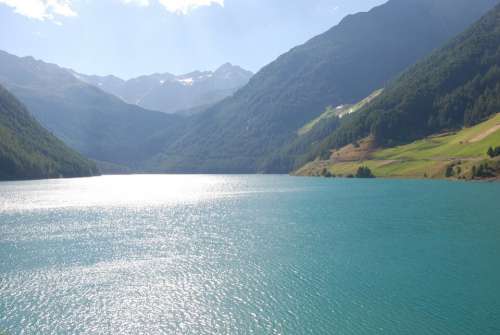 Vernagter Lake Alpine Lake Nature Landscape