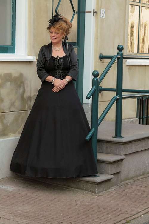 Victorian Dress Fashion Antique