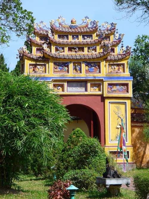 Vietnam Goal Architecture Building Exotic