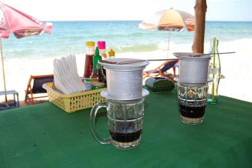 Vietnamese Coffee Coffee Cup Beach Restaurant