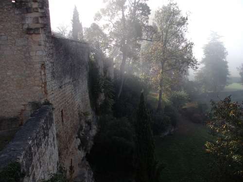 Village France Wall Fog