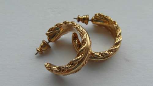 Vintage Gold Earrings Vintage Gold Jewellery Earrings