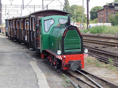 Wagons Narrow-Gauge Railway Rails Historic Vehicle