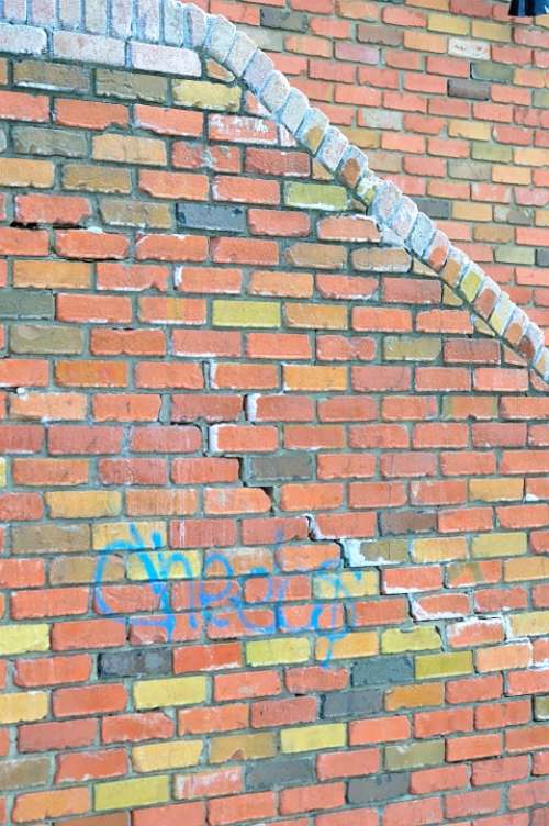 Wall Graffiti Building Architecture Bricks