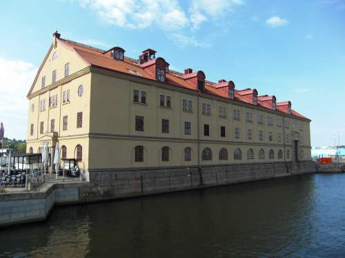 Warehouse Gothenburg Port Historically Sweden
