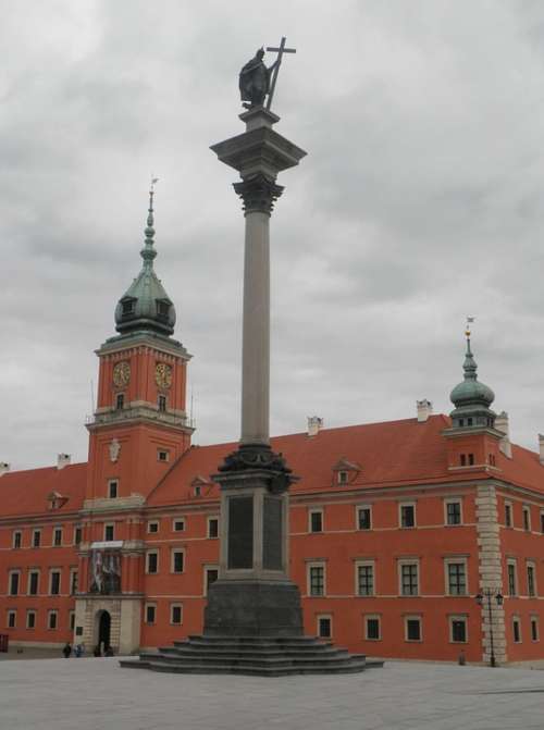 Warsaw Sigismund'S Column Stare Miasto Old Town