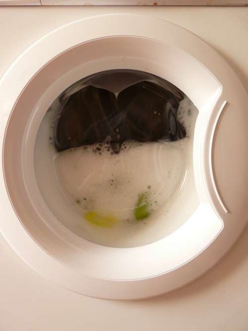 Washing Machine Wash Foam Laundry Clean Smell