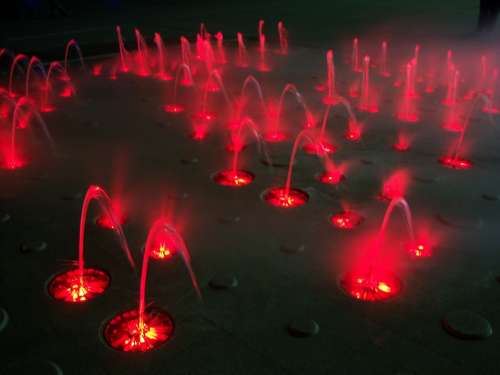 Water Light Red Water Games Architecture Art