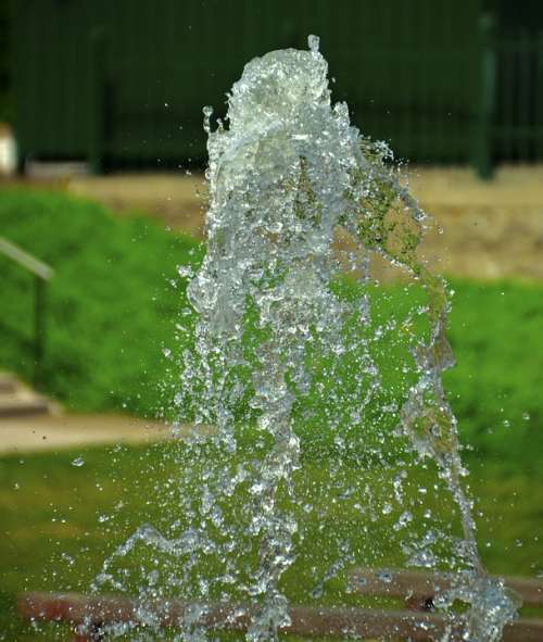 Water Fountain Water Games Inject Bubble Wet Foam