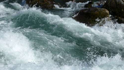 Water River Wave Force Nature Current Spring