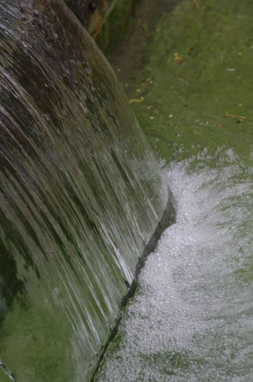 Water Flow Splash Waterfall Fluid Nature Cascade