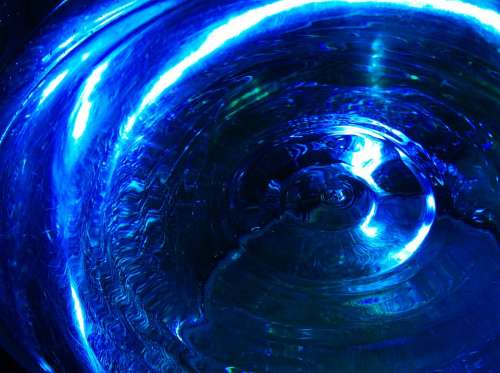 Water Blue Circle Liquid
