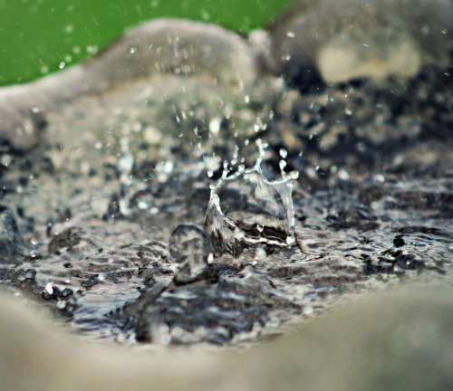 Water Splash Fountain Drop