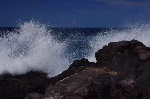 Water Sea Surf Spray Coast Wave Sea Water