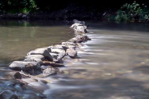Water Flow River Natural Water Nature Liquid