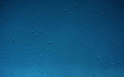Water Rain Drip Wet Raindrop Blue Disc