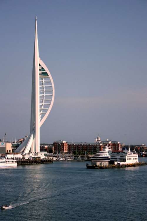 Water Harbor Spinnaker Tower Portsmouth England