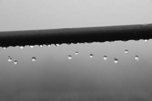 Water Drops Metal Bar Waterdrop Water Drop Drop