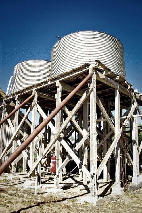 Water Tank Platform Construction Tower Water Tank
