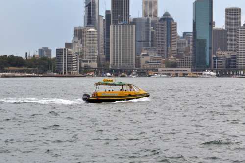 Water Taxi Sydney Harbour Nsw Australia Sydney