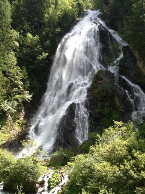 Waterfall Grossglockner Austria