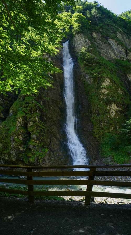 Waterfall Liechtensteinklamm Gorge Austria Water