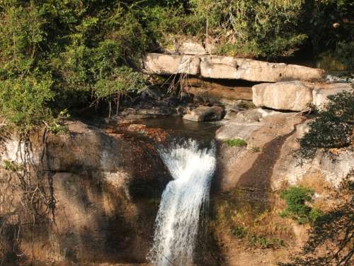Waterfall Thailand Jungle Landscape