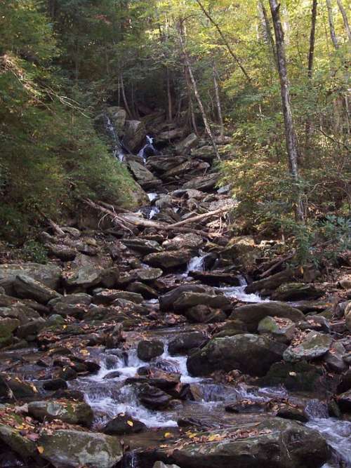 Waterfall North Carolina Nature Stream Forest