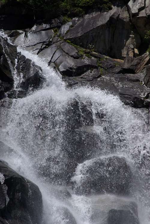 Waterfall Val Of Smoke Water Drops