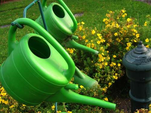 Watering Can Stand Cemetery Casting Irrigation