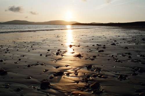 Waterville Beach Kerry Sunset