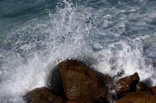 Wave Rocks Sea