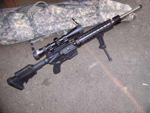 Weapon Gun Rifle Wildcat Caliber Ar Ar15 6X45