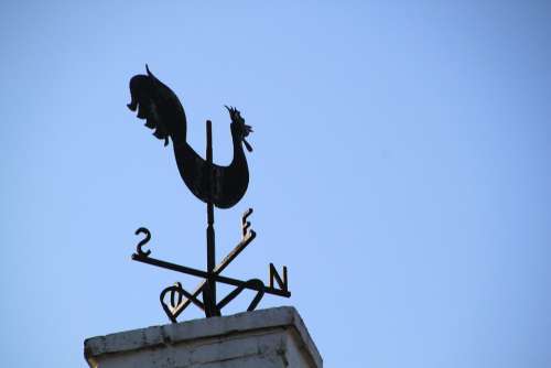 Weather Vane Hahn Turn Wind Direction Show