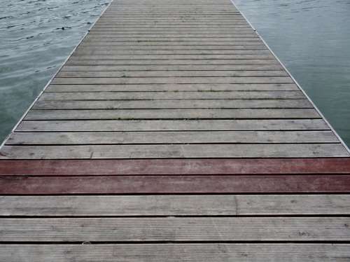 Web Lake Jetty Waters Nature Idyll