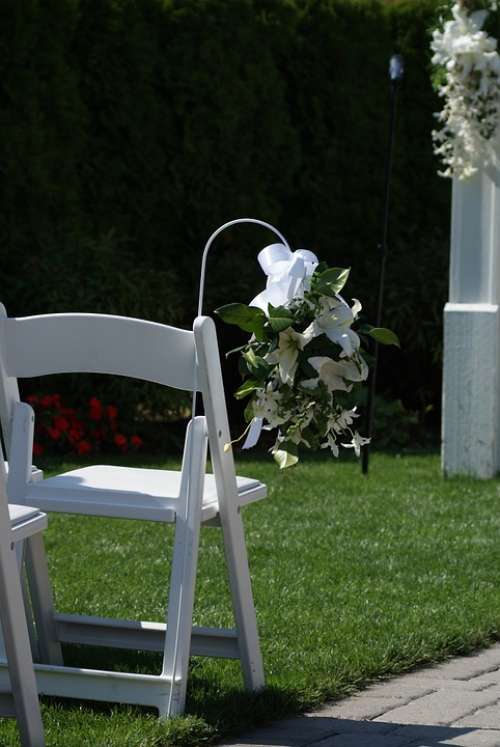 Wedding Chair Romance Marriage Ceremony