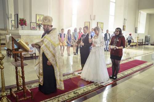 Wedding Church Pastor Priest Russia Russian